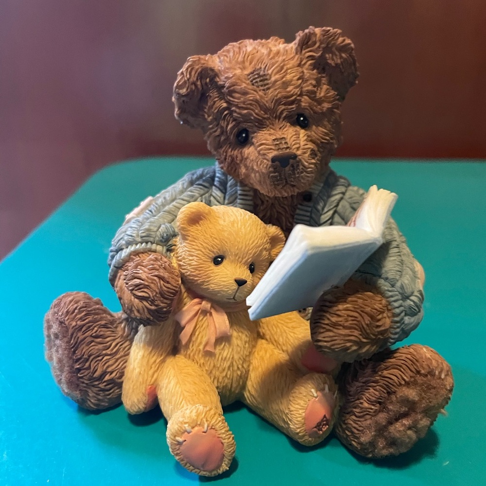 🧸New Cherished Teddies Adorable Brown and Tan Teddy Bear Figurine